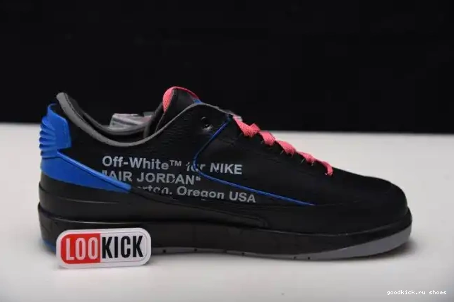 Rep Retro Black Off-White Low SP DJ4375-004 Jordan 2 Blue 0621